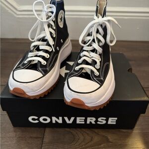 Converse Black and White High-Top Sneakers